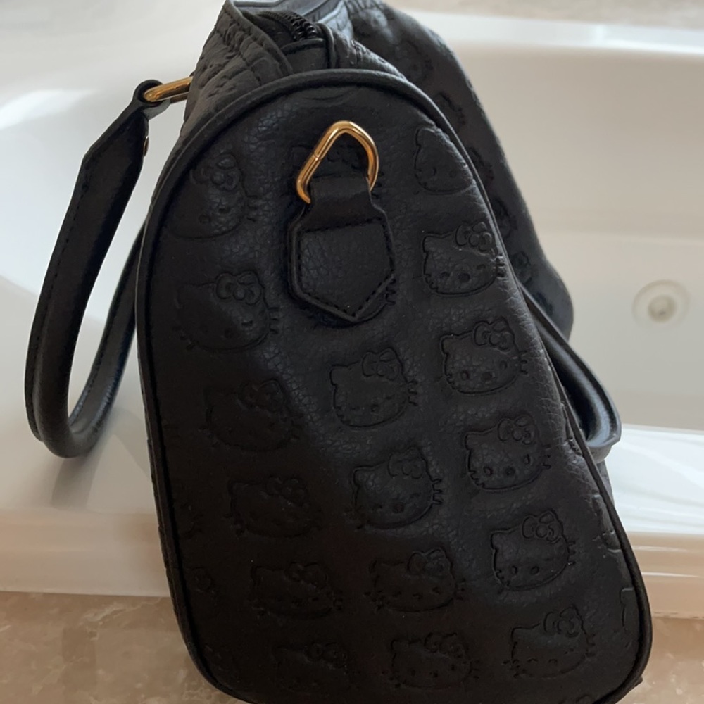Hello Kitty Black Embossed Handbag - Picture 5 of 5
